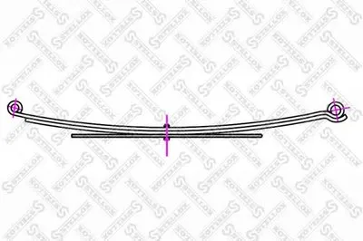 Многолистовая рессора STELLOX купить