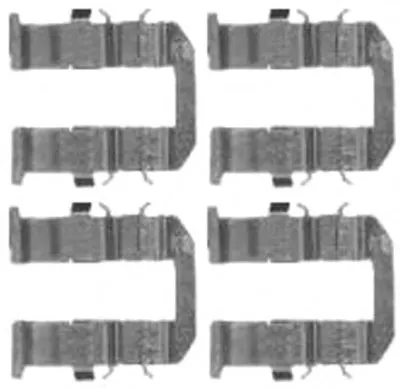 Комплектующие, колодки дискового тормоза HELLA PAGID купить