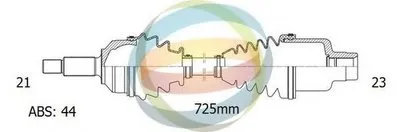 Приводной вал ODM-MULTIPARTS купить