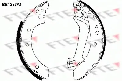 Комплект тормозных колодок FTE купить