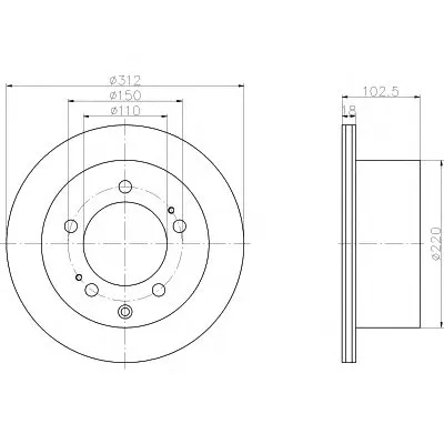 Тормозной диск MINTEX купить