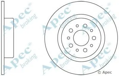 Тормозной диск APEC braking купить