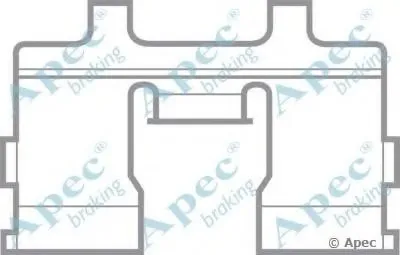 Комплектующие, тормозные колодки APEC braking купить