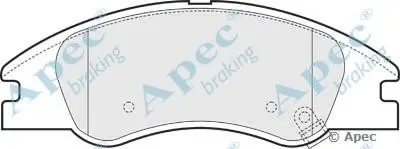 Комплект тормозных колодок, дисковый тормоз APEC braking купить