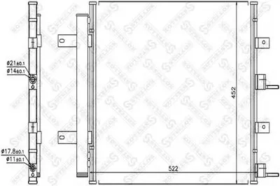 Конденсатор, кондиционер STELLOX купить