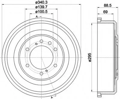 Тормозной барабан MINTEX купить