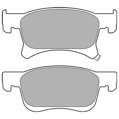 Комплект тормозных колодок, дисковый тормоз DELPHI купить
