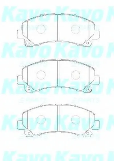 Комплект тормозных колодок, дисковый тормоз MK KASHIYAMA KAVO PARTS купить
