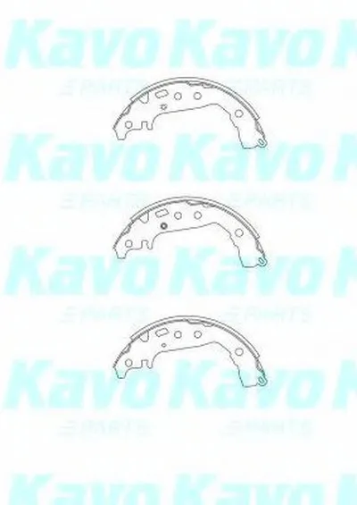Комплект тормозных колодок MK KASHIYAMA KAVO PARTS купить