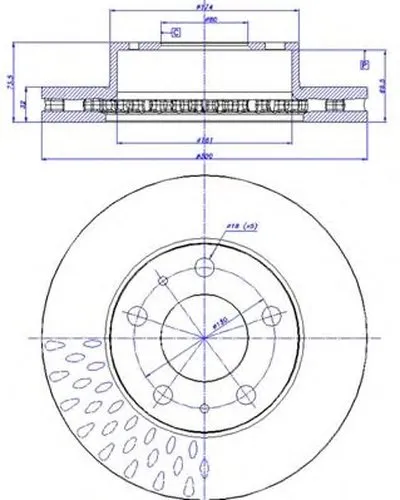 Тормозной диск CAR купить