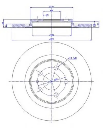 Тормозной диск CAR купить