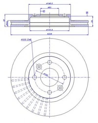 Тормозной диск CAR купить