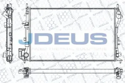 Радиатор, охлаждение двигателя JDEUS купить