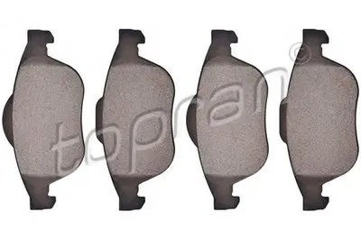 Комплект тормозных колодок, дисковый тормоз TOPRAN купить