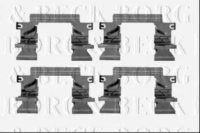 Комплектующие, колодки дискового тормоза BORG & BECK купить