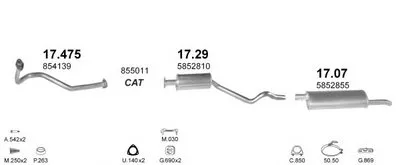 Система выпуска ОГ POLMO купить