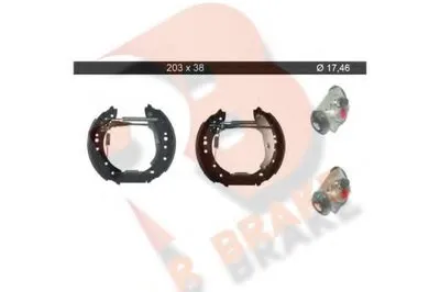 Комплект тормозных колодок R BRAKE купить