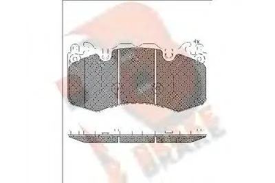 Комплект тормозных колодок, дисковый тормоз R BRAKE купить