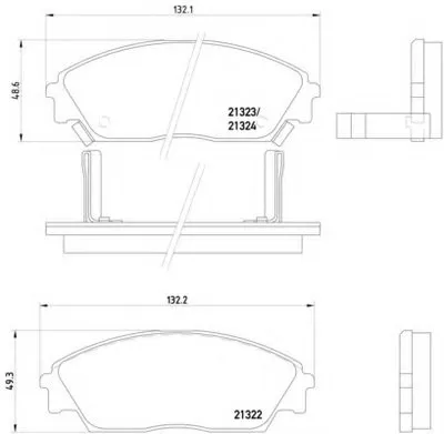 Комплект тормозных колодок, дисковый тормоз HELLA купить