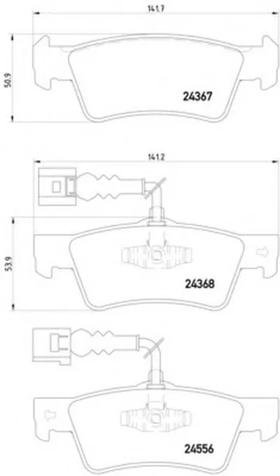 Комплект тормозных колодок, дисковый тормоз HELLA купить