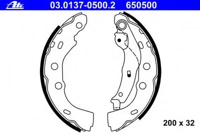 Комплект тормозных колодок ATE купить