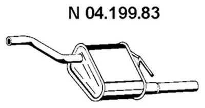 Глушитель выхлопных газов конечный EBERSPÄCHER купить