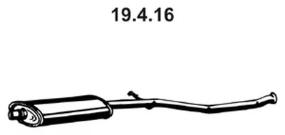 Средний глушитель выхлопных газов EBERSPÄCHER купить