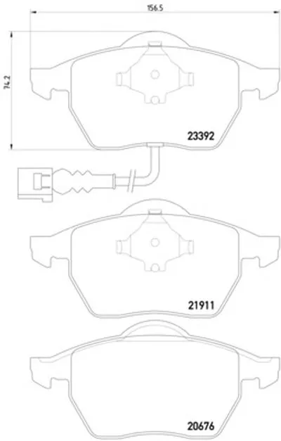 Комплект тормозных колодок, дисковый тормоз HELLA PAGID купить