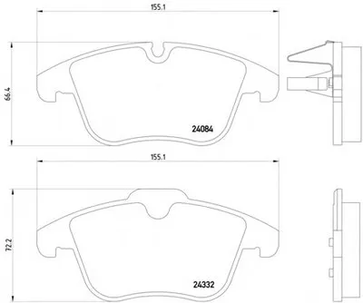 Комплект тормозных колодок, дисковый тормоз HELLA PAGID купить
