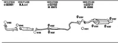 Система выпуска ОГ WALKER купить