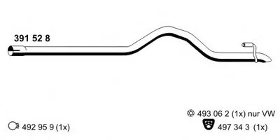 Труба выхлопного газа ERNST купить