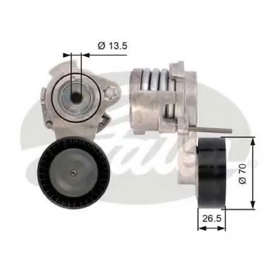 Натяжной ролик, поликлиновой  ремень DriveAlign® GATES купить