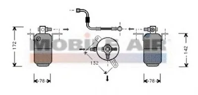 Осушитель, кондиционер VAN WEZEL купить