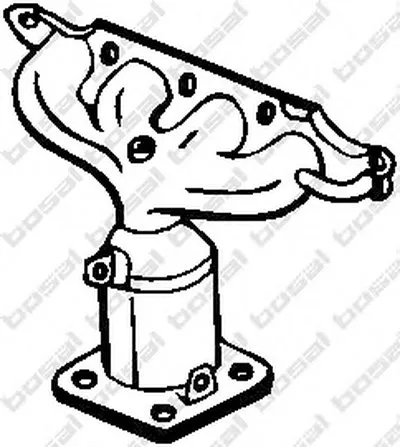 Катализатор для переоборудования BOSAL купить