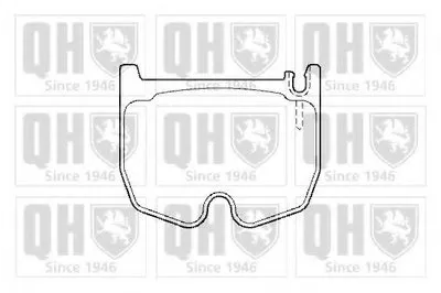 Комплект тормозных колодок, дисковый тормоз QUINTON HAZELL купить