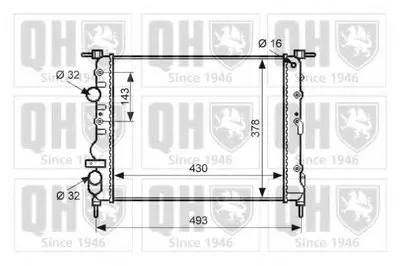 Радиатор, охлаждение двигателя QUINTON HAZELL купить