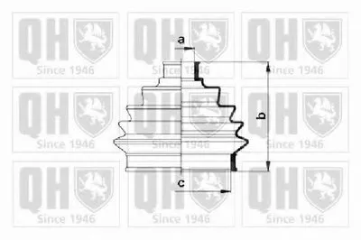 Комплект пылника, приводной вал QUINTON HAZELL купить