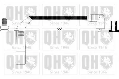 Комплект проводов зажигания CI QUINTON HAZELL купить