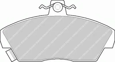 Комплект тормозных колодок, дисковый тормоз PREMIER FERODO купить