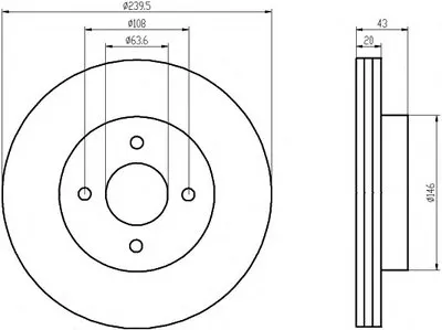 Тормозной диск MINTEX купить