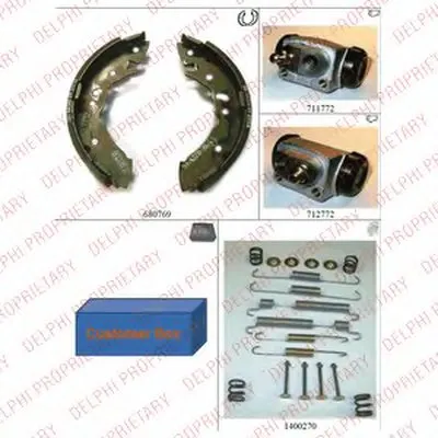 Комплект тормозных колодок DELPHI купить