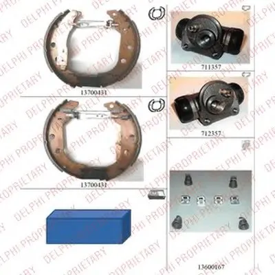 Комплект тормозных колодок DELPHI купить