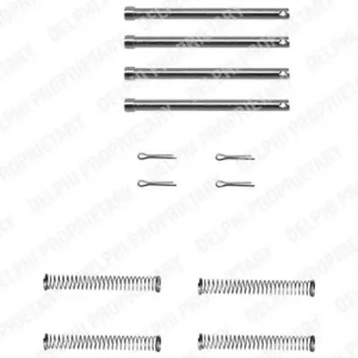 Комплектующие, колодки дискового тормоза DELPHI купить
