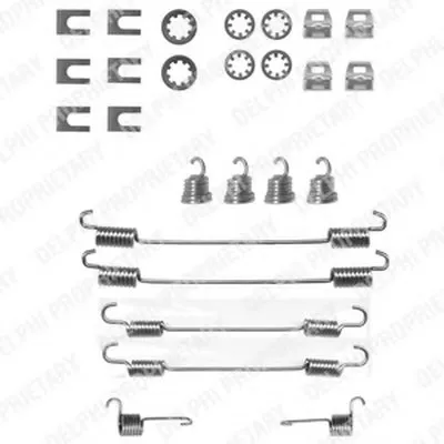 Комплектующие, тормозная колодка DELPHI купить