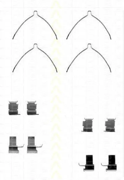 Комплектующие, колодки дискового тормоза TRISCAN купить