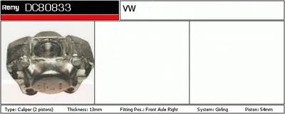 Тормозной суппорт Remanufactured REMY (Multiline) DELCO REMY купить