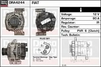 Генератор Remanufactured REMY (Light Duty) DELCO REMY купить