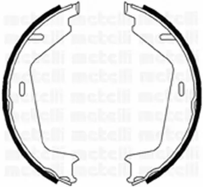 Комплект тормозных колодок, стояночная тормозная система METELLI купить