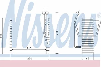 Испаритель, кондиционер NISSENS купить