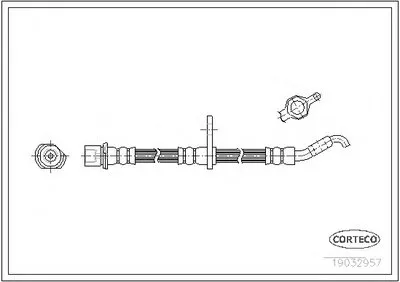Тормозной шланг CORTECO купить